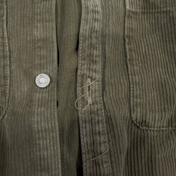 Zara Green Corduroy Overshirt - Picture 3 of 4